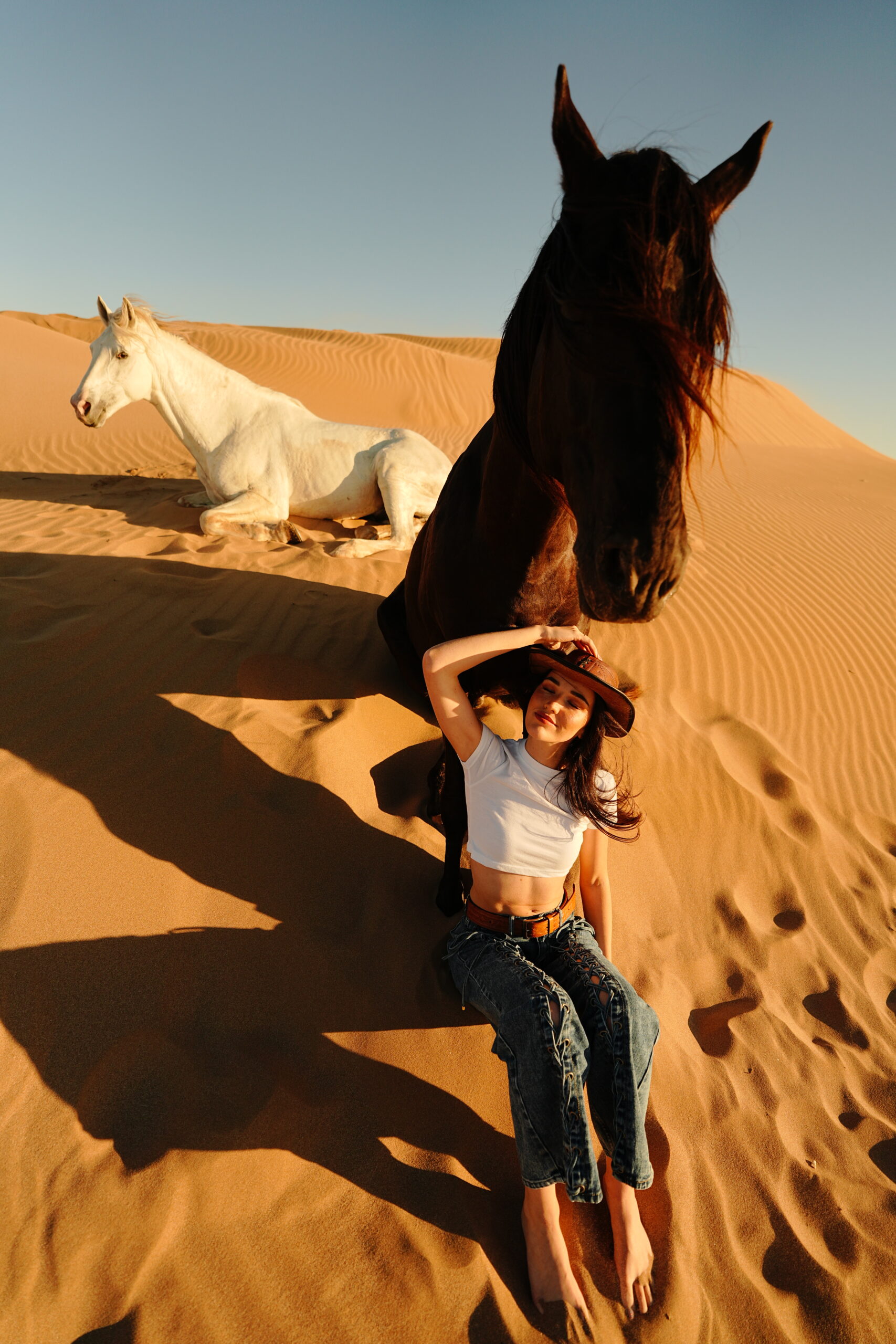 Bareback horse riding in Essaouira